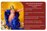 Glorious Mysteries of the Rosary