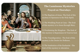 Luminous Mysteries of the Rosary